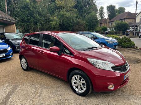 NISSAN NOTE 1.2 ACENTA PREMIUM LOW MILEAGE FULL MAIN DEALER HISTORY LOW TAX SAT NAV AC