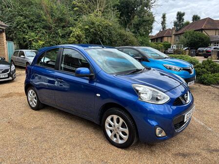 NISSAN MICRA 1.2 ACENTA LOW MILEAGE FULL NISSAN SERVICE HISTORY SAT NAV REAR PARKING SENSORS AC TWO KEYS LOW TAX