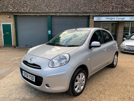 NISSAN MICRA 1.2 ACENTA 5DR LOW MILEAGE FULL SERVICE HISTORY BLUETOOTH AC